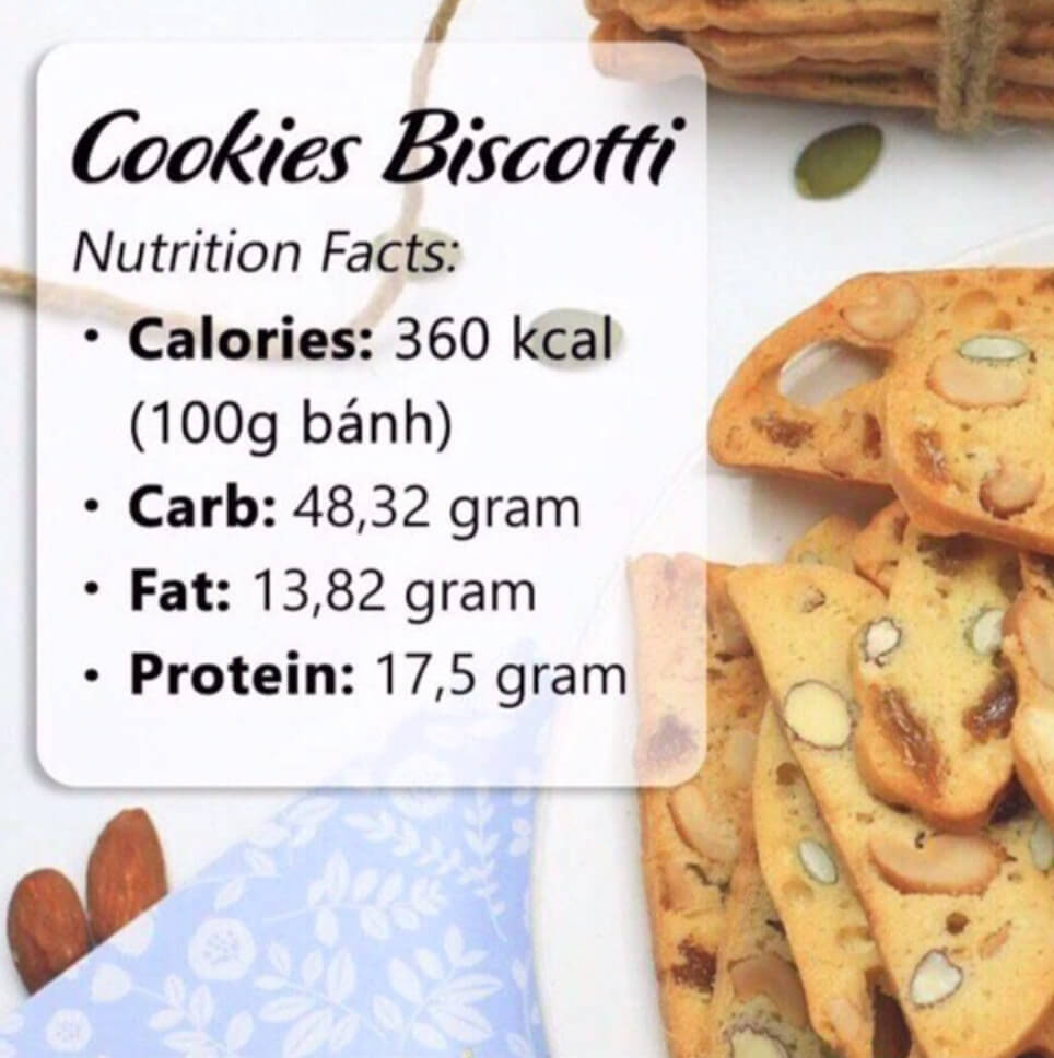 ăn bánh biscotti có giảm cân không, bánh biscotti ăn kiêng bao nhiêu calo, bánh biscotti bao nhiều calo, ăn bánh biscotti có béo không, biscotti giảm cân, biscotti ăn kiêng

